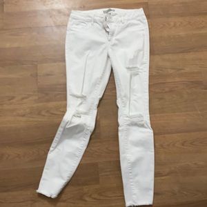 Refuge white ripped skinny Jean